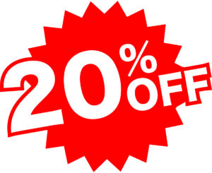 クリーニング”20%OFF